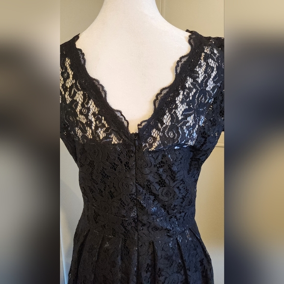 Vintage Black Lace Dress - Picture 8 of 8